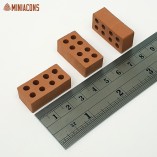 PERFORATED RED BRICK 30 mm THICK