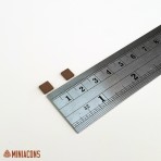 RECTANGULAR FLAT BLACK TILE 5 mm