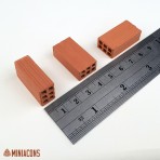 HOLLOW RED DOUBLE BRICK 30 mm